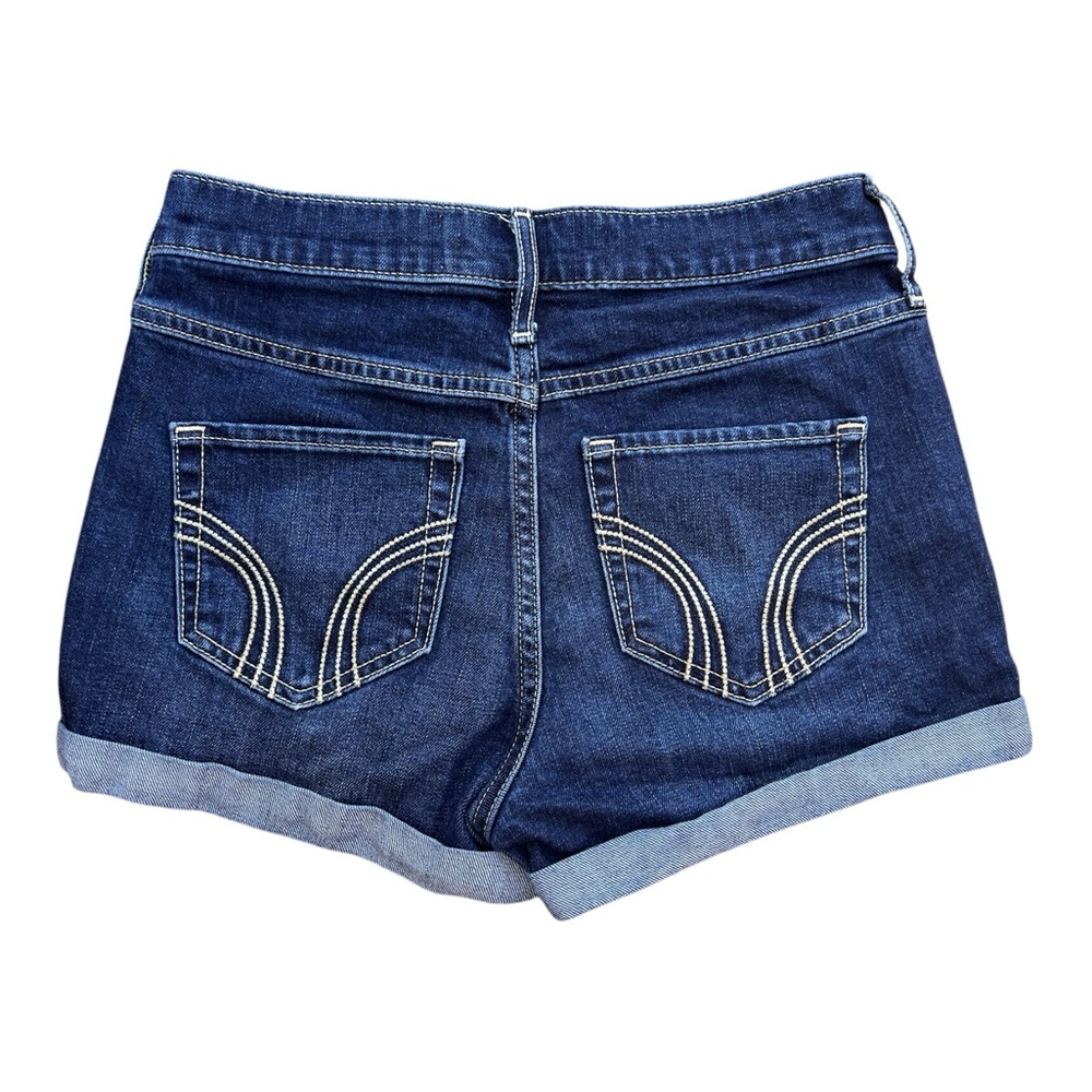 Junior's Hollister High Rise Short Denim Shorts - Picture 2 of 3
